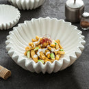 Axyaa Wave Edge Ceramic Insulation Plate Set - Molecular Cuisine Tableware