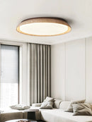 Axya Stone Retro Round LED Ceiling Lamp for Living Room Office Lighting