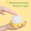 Axyaa LED Night Light Bedside Lamp USB Rechargeable for Baby Bedroom Decor