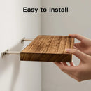 Axyaa Wood Floating Wall Shelves - Multi-Purpose Storage Rack for Home Décor