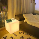 Axyaa Modern Cube LED Floor Lamp for Living Room and Bedroom