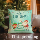 Axyaa Merry Christmas Cartoon Cushion Covers - Sofa Bedroom Car Pillow Cover