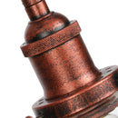 Axyaa Clear Glass Iron LED Wall Lamp Stair Light Fixture Vintage Industrial Plug-In Bedside