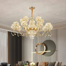 Modern Crystal Chandelier by Axyaa - Elegant Lighting for Living, Master & Dining Rooms