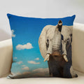 Axyaa Elephant Pattern Decorative Cushion Cover 45x45cm