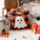 Axyaa Embroidered Ghost Halloween Pillow Cover - 45X45