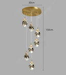 Axyaa Ring LED Pendant Light Chandeliers for Modern Home Decor & Indoor Lighting