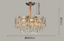 Axyaa Crystal Pendant Light: Modern Luxury Chandelier for Living Room, Bedroom, Dining Room