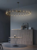 Nordic Villa Chandelier: Axyaa Ceiling Pendant Light for Living Room, Dining Room, Bedroom