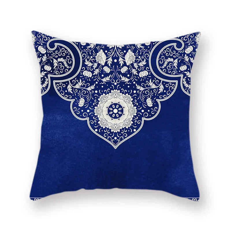 Axyaa Yellow Mandala Ethnic Pattern Cushion Cover 45x45cm