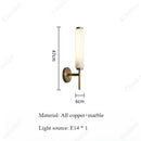 Axyaa LED Marble Wall Lamp for Hotel Room Living Room Bedroom Decor