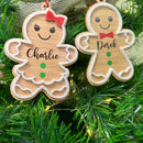 Gingerbread Cookie Ornament Personalized for Kids by Axyaa