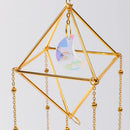 Axyaa Rainbow Star Moon Wind Chimes Sun Catcher Outdoor Home Garden Car Pendant