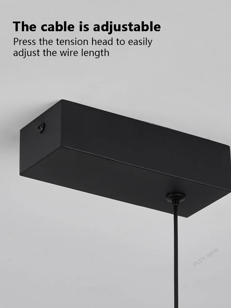 Axyaa Nordic Modern Lamp Dining Chandelier Bar Restaurant Kitchen Office LED Light