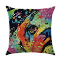 Axyaa Animal Print Pillow Cover: Stylish Sofa & Chair Linen Cushion Cover Art