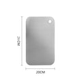 Axyaa Stainless Steel Kitchen Cutting Board for Chopping and Kneading, Double Sided Block