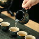 Axya™ 6-Person Bone Kung Fu Tea Set with Automatic Teapot