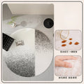 Axyaa Round Fluffy Bedroom Rug Soft Plush Living Room Carpet Modern Minimalist Decoration