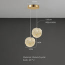 Axyaa Crystal Chandelier: Luxury, Romantic Ceiling Lamp for Living Room & Bedroom