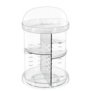 Axyaa Rotating Makeup Organizer Shelf for Cosmetics and Accessories