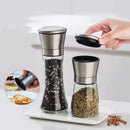 Axyaa Stainless Steel Glass Spice Bottle Grinder Mill Kitchen Gadget