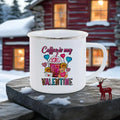 Axyaa Love Enamel Mug Set - Romantic Couples Coffee Cups