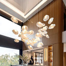Axyaa Contemporary LED Ceiling Chandelier for Modern Bedroom and Dining Room