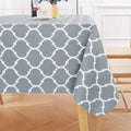 Axyaa Waterproof PVC Tablecloth Rectangle Table Cover for Wedding Dining, Moroccan Design