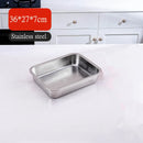 Stainless Steel Drain Tray Strainer by Axyaa - Food Washing Basket & Storage Basin