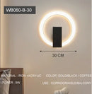 Axyaa Ring Wall Lamp LED Sconce Home Decoration for Bedroom Living Room