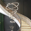 Axyaa Modern Minimalist Circle Pendant Lamp for Living Room, Restaurant, and Hall