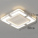 Axyaa Modern Ceiling Fan with LED Light & Control for Bedroom and Living Room Lighting.