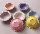 Axyaa Bamboo Fiber Flower Bowl Set - Food Grade Complementary Tableware