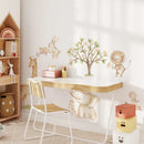 Axyaa Animal Wall Stickers: Giraffe, Bunny, Lion, Elephant - Peel and Stick Kids Room Decor