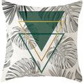 Axyaa Plants Print Linen Cushion Cover for Stylish Home Decor 45*45cm