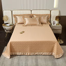Axyaa Cotton Quilted Bed Cover Set - Single & Double Bed Cover - Thick & Pure Cotton