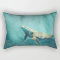 Axyaa Short Plush Rectangular Pillow Cover for Sofa, Car, Living Room - 30x50cm 40x60cm