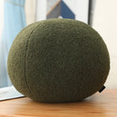 Axyaa Boucle Ball Pillow: Nordic Round Decorative Sphere for Couch, Sofa, Bedroom
