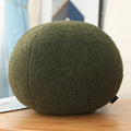 Axyaa Boucle Ball Pillow: Nordic Round Sphere-Shaped Decorative Pillow for Couch, Sofa, Bedroom