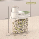 Axyaa Cereal Storage Container with Pour Spout Seal for Dry Food and Pantry Organization