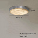 Axyaa Luxury Marble Ceiling Lamp Black Gold Modern Home Decor