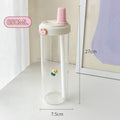 Axyaa Bubble Tea Kids Glass Water Bottle with Straw - BPA Free