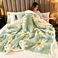 Axyaa Soft Lamb's Wool Winter Blanket for Cozy Comfort and Warmth