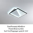 Axyaa LED Ceiling Lights: Modern Round & Square Bedroom Study Indoor Lamps