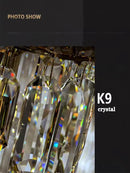 Axyaa Crystal Pendant Light: High-End Master Bedroom & Restaurant Chandelier