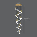 Axyaa Nordic Dining Room Pendant Chandelier Light for Indoor Living Room Decor