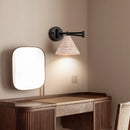 Axyaa Wabi Sabi Iron Yellow LED Wall Light Fixture for Living Room & Bedside