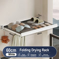 Axyaa Wall Mounted Retractable Clothes Drying Rack Shelf