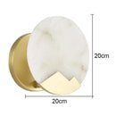 Marble Living Room Wall Lamp Copper Light by Axyaa