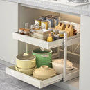 Axyaa Kitchen Retractable Storage Rack Cabinet Drawer - Spice Pull-Out Basket Shelf